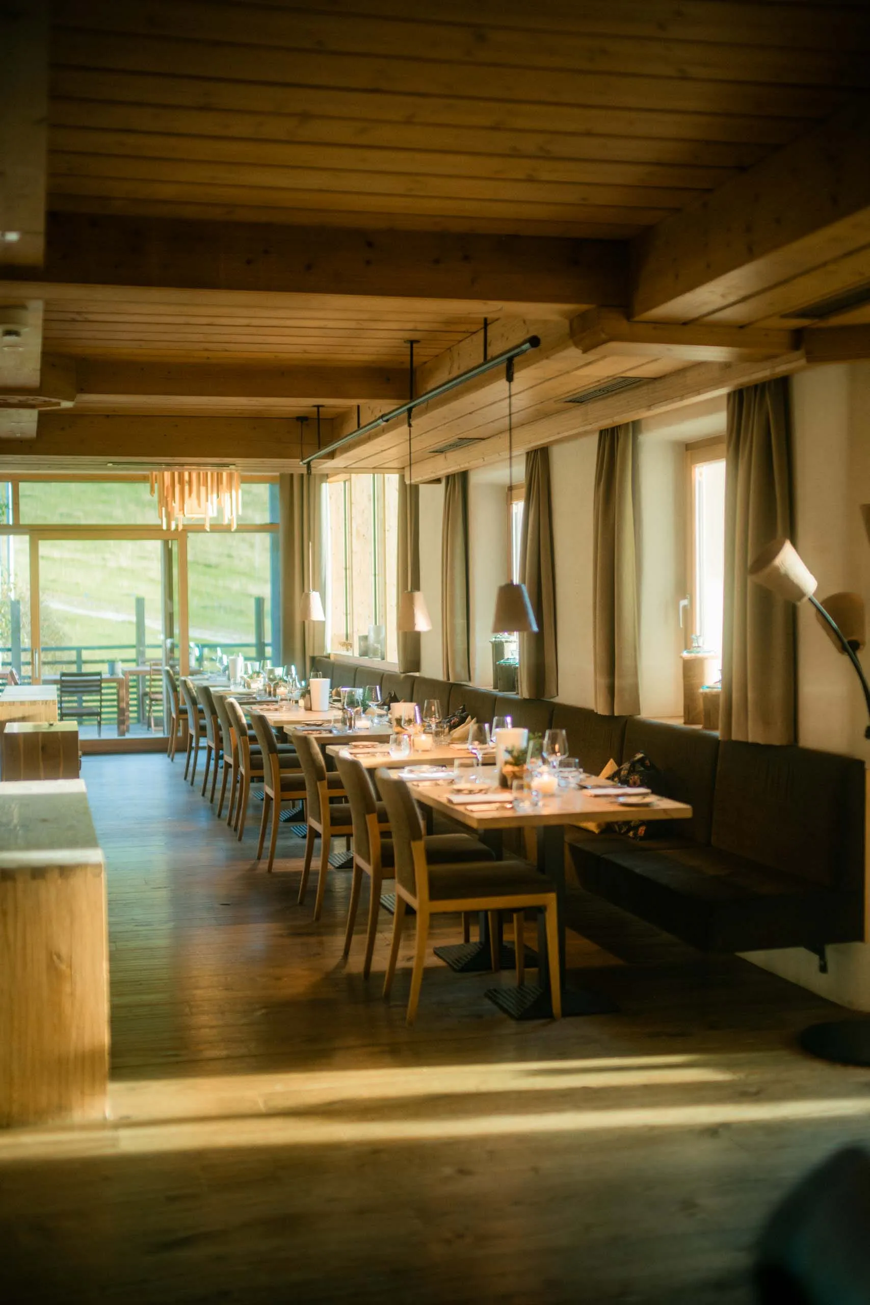 Restaurant im Sommer