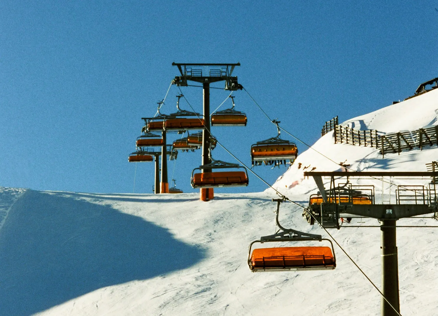 Skilift zum Gipfel