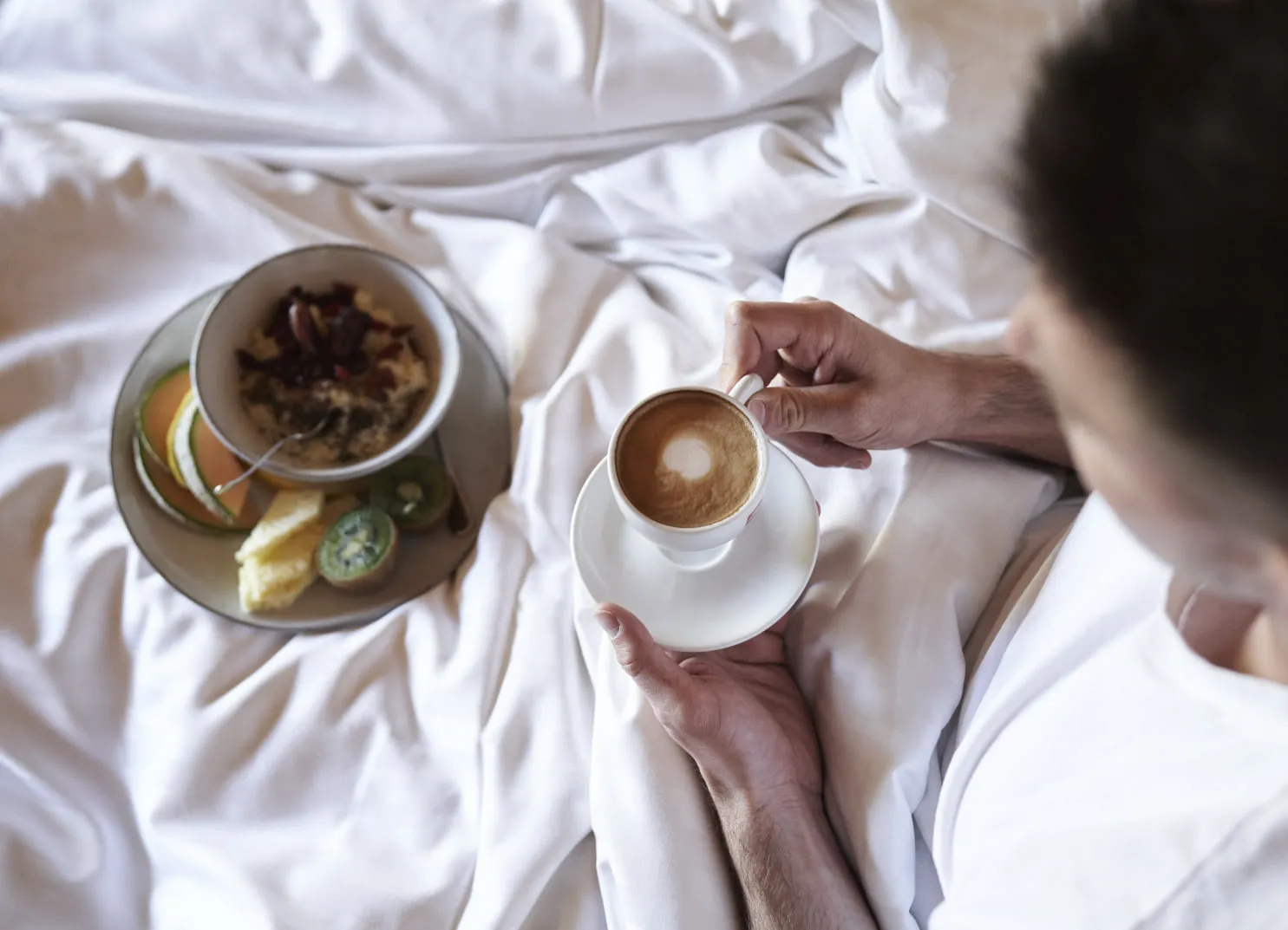 Frühstück im Bett genießen