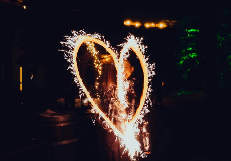 Lichterstimmung an Silvester