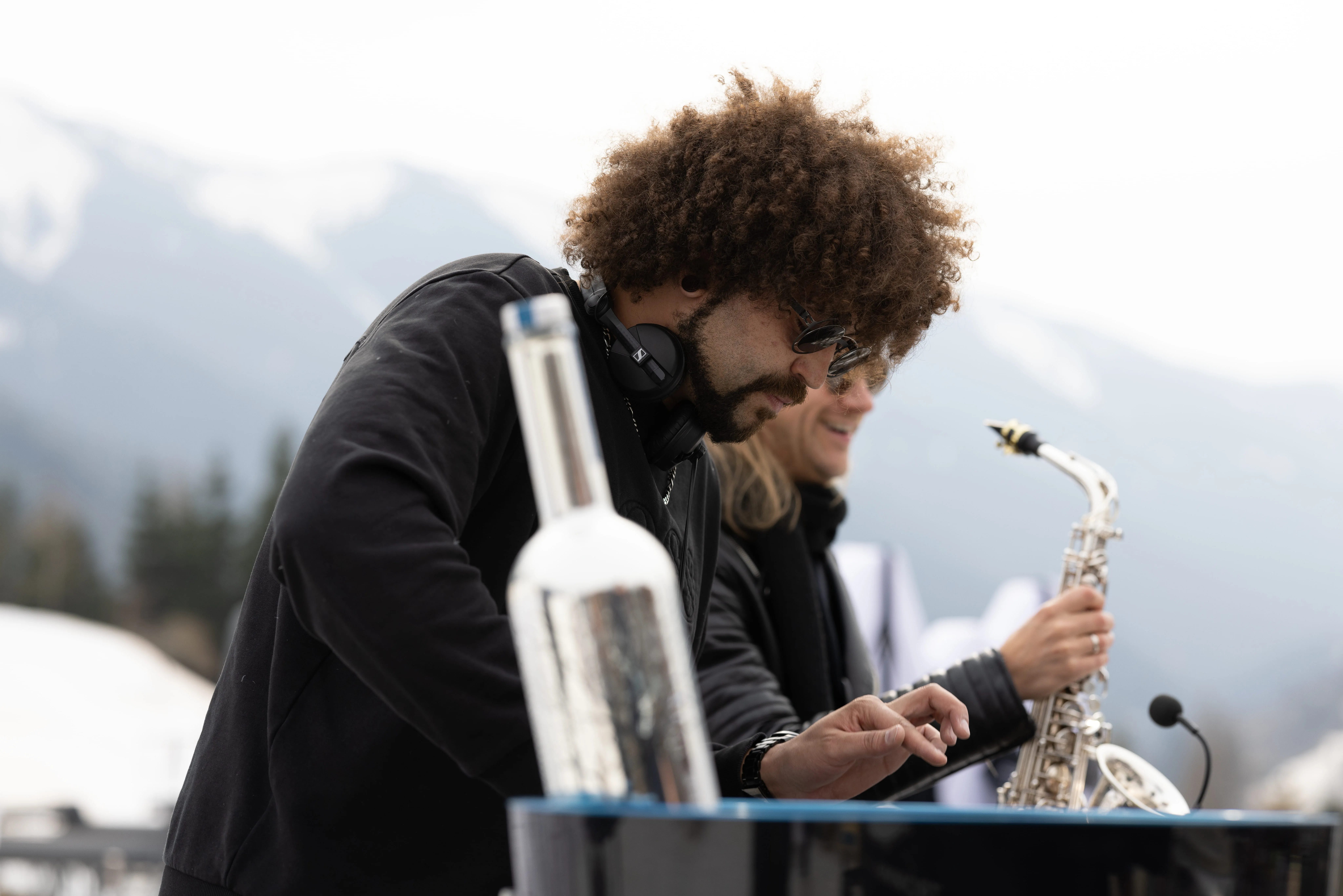 DJ bei Winterevent