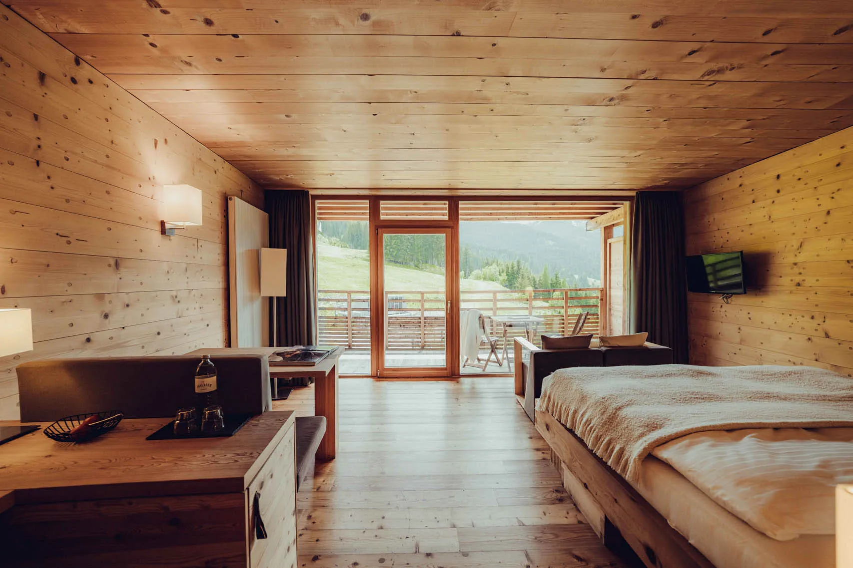 Hotelzimmer mit Panoramablick