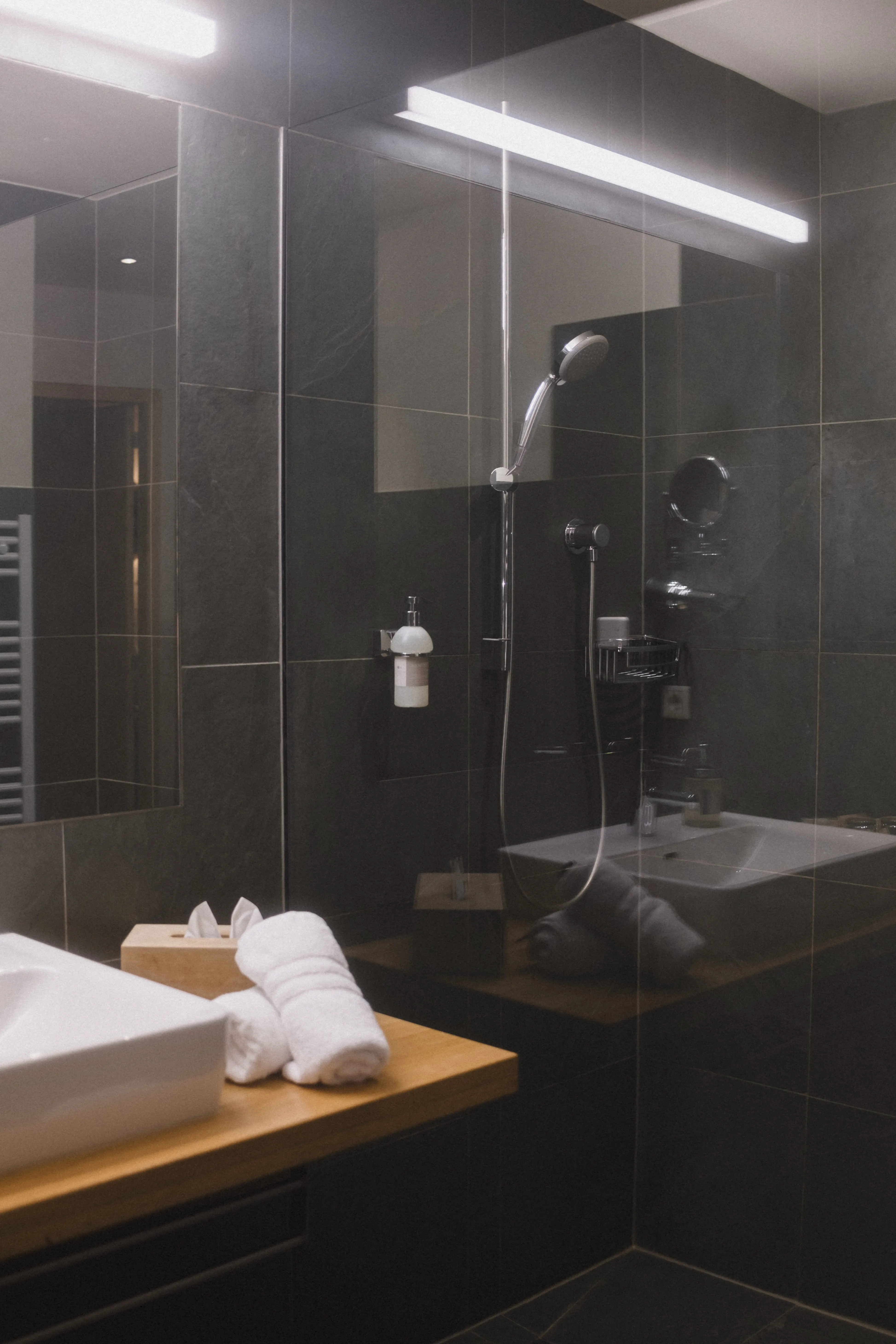 Badezimmer im Hotel