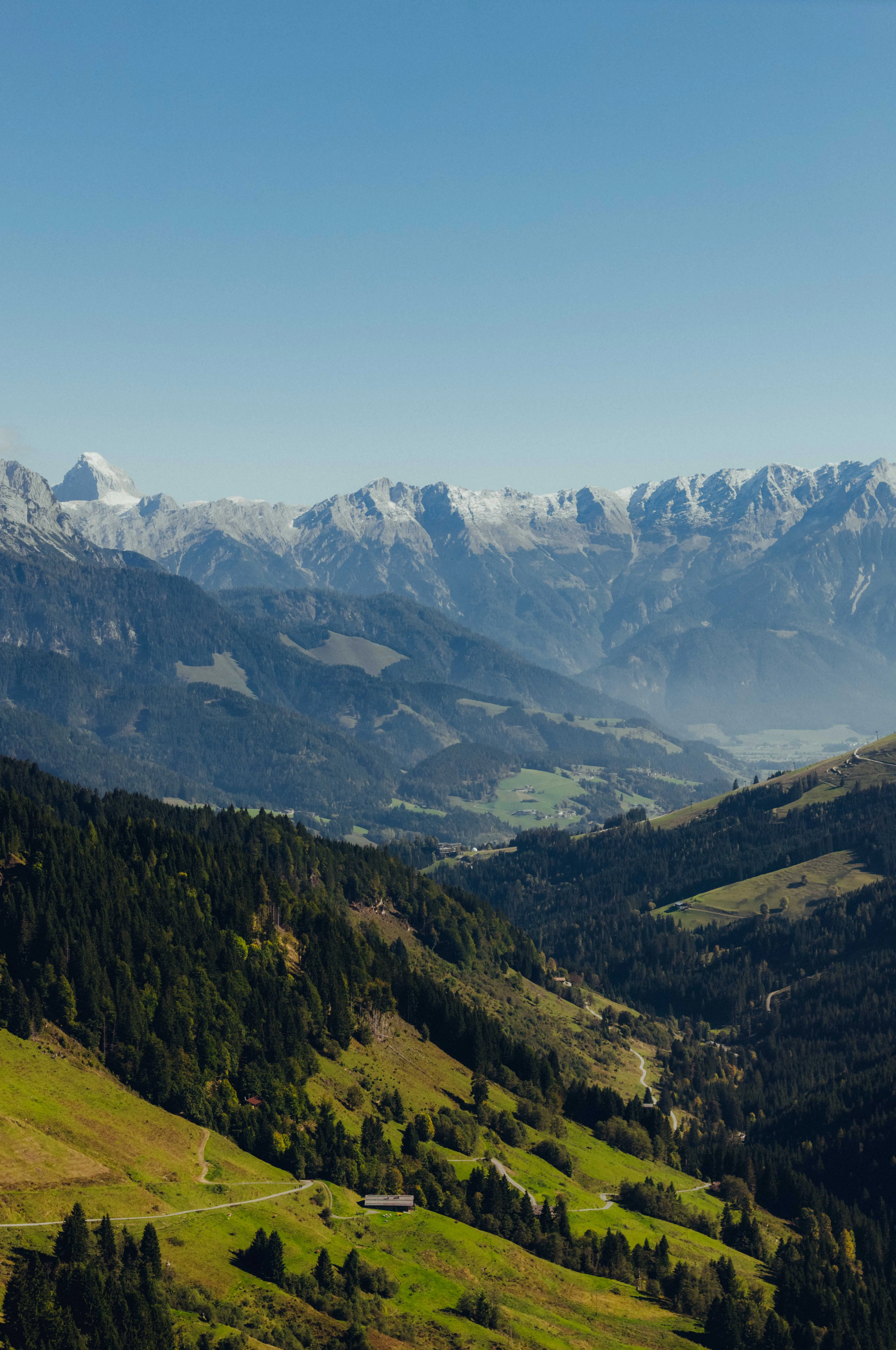 Bergblick beim Wandern