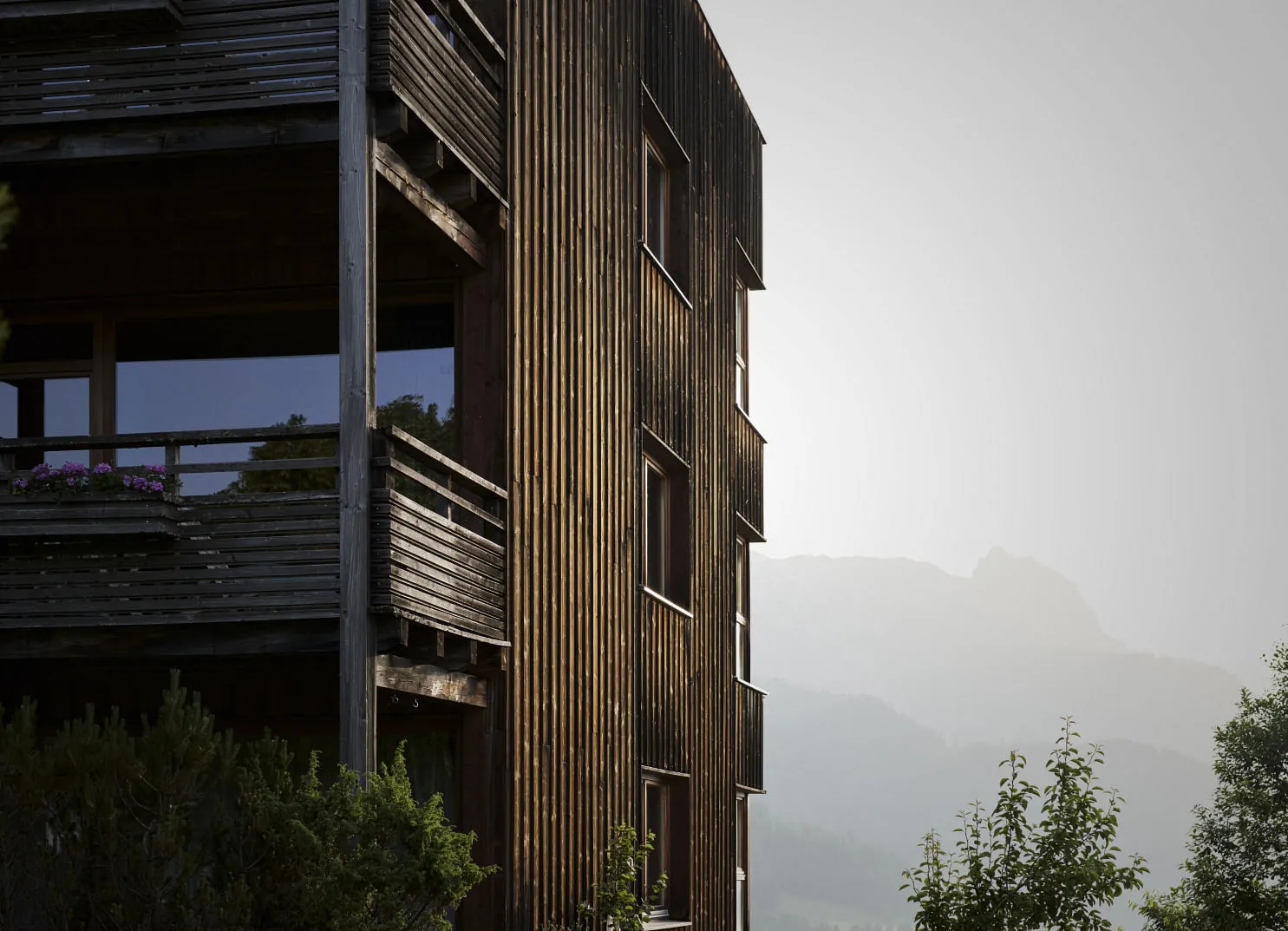 Holzhotel Architektur