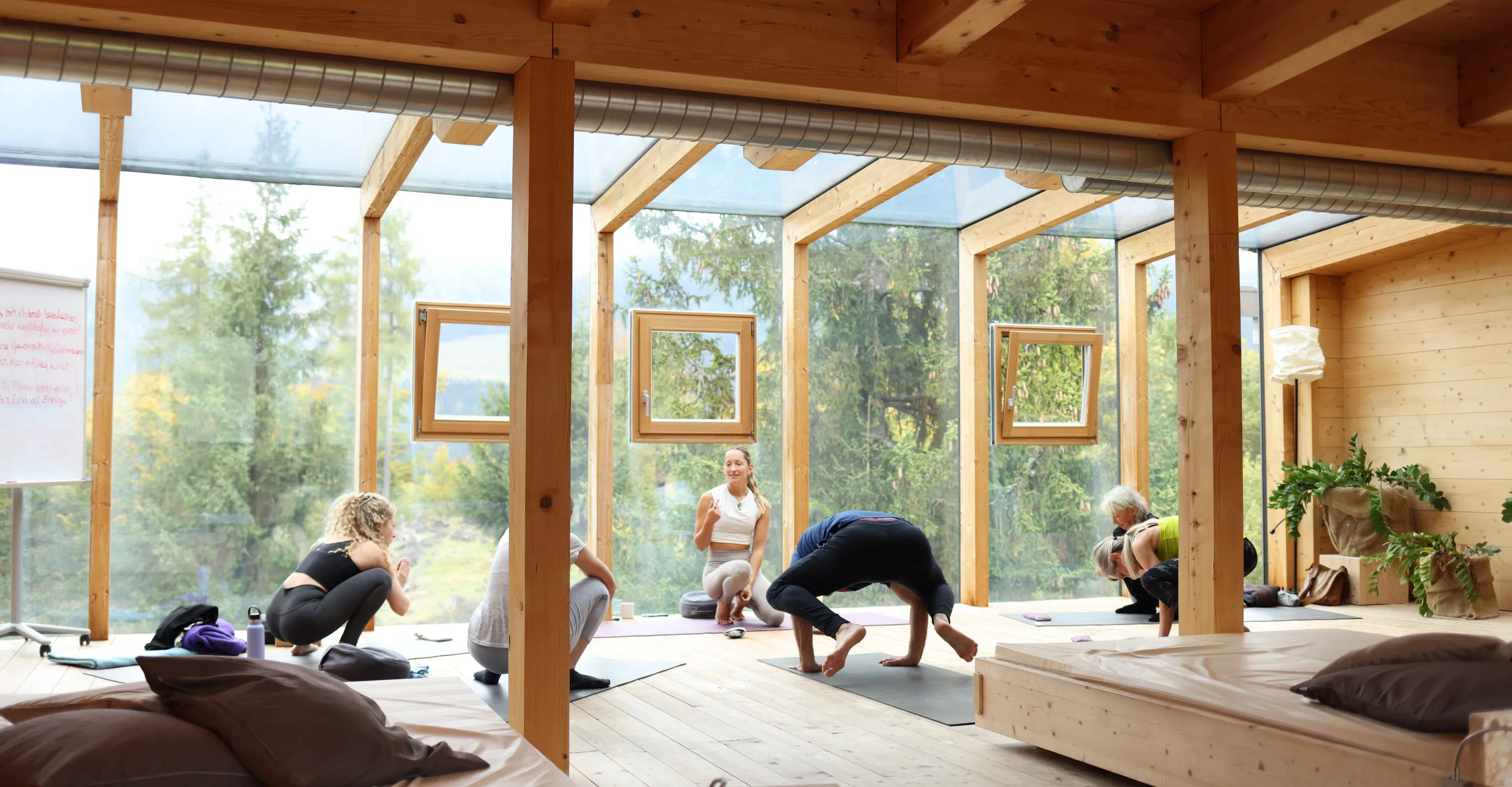 Yoga und Massage