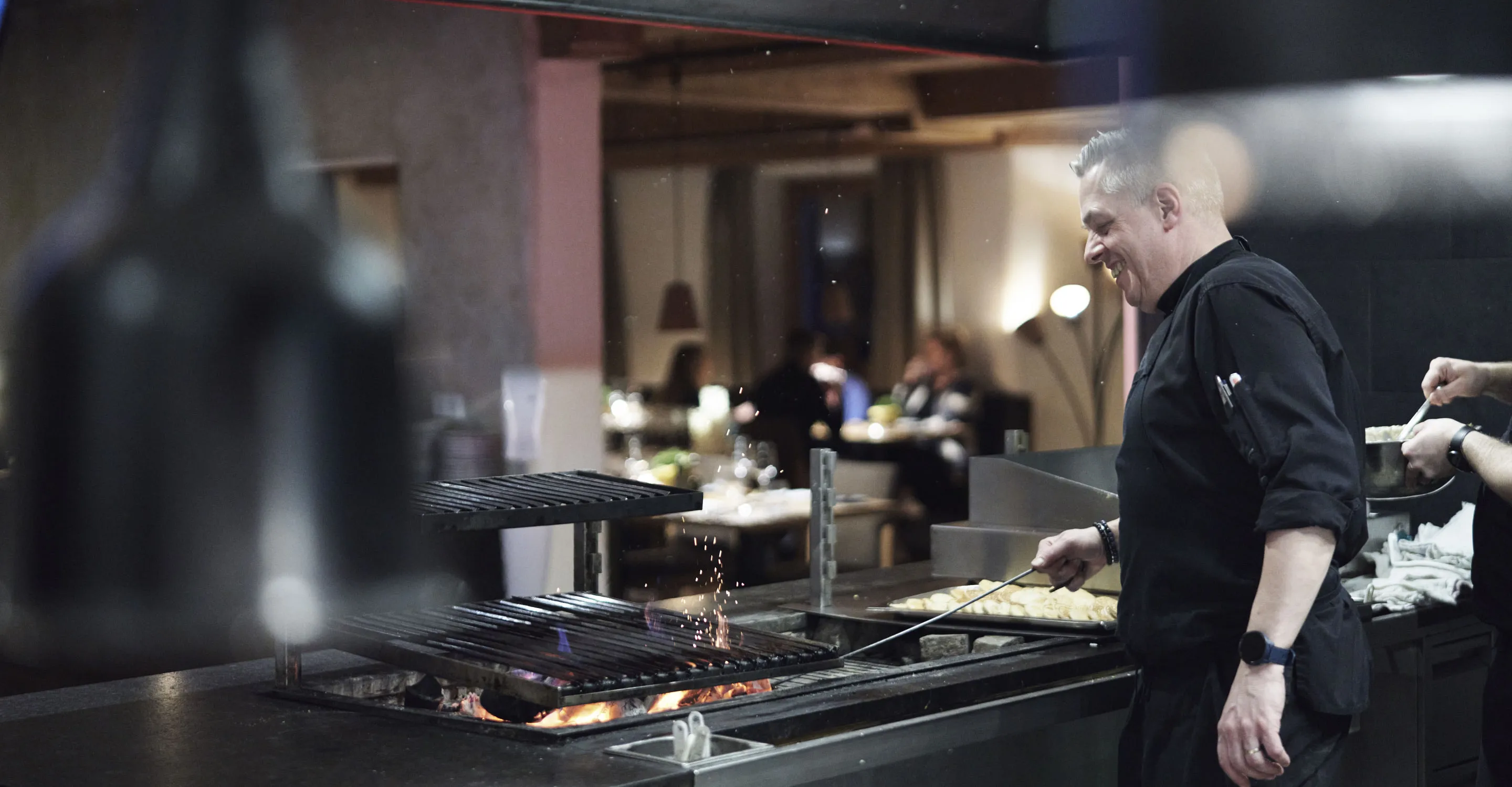 Küchenchef bei der Arbeit