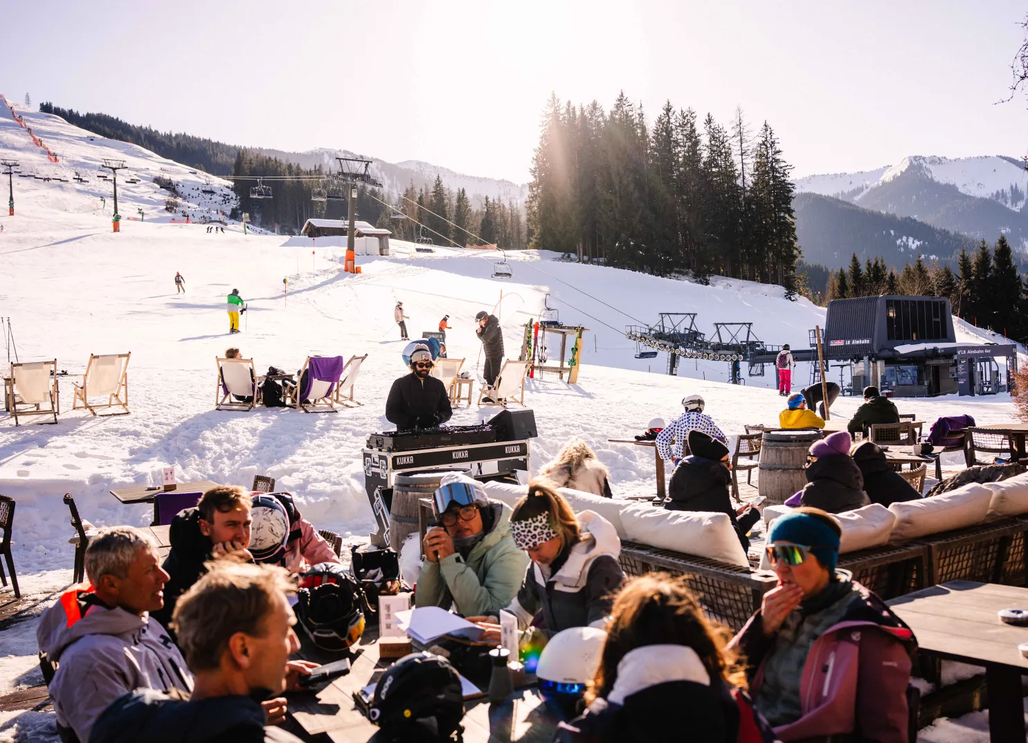 Skihotel direkt an der Piste