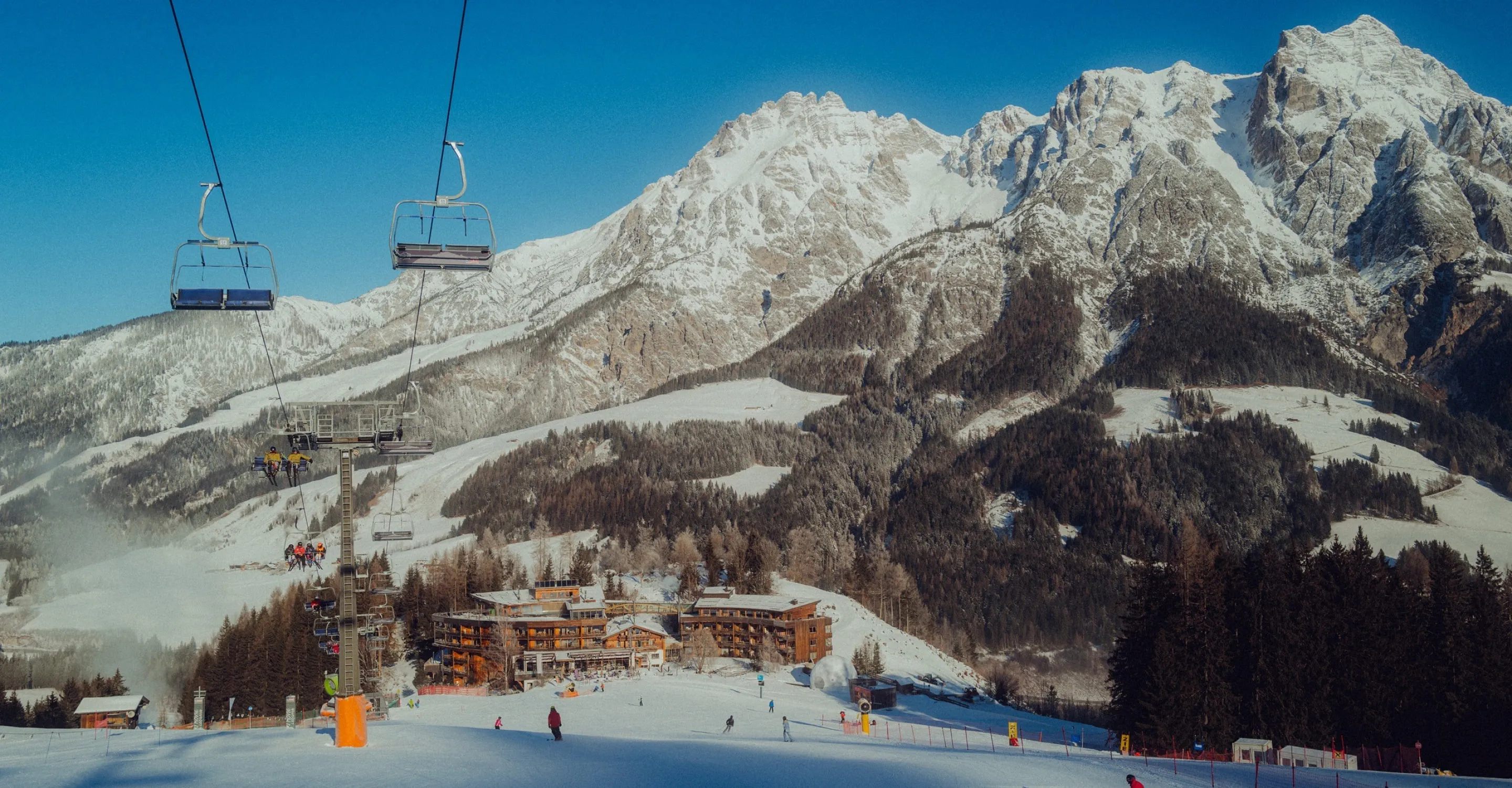 Skihotel an der Piste