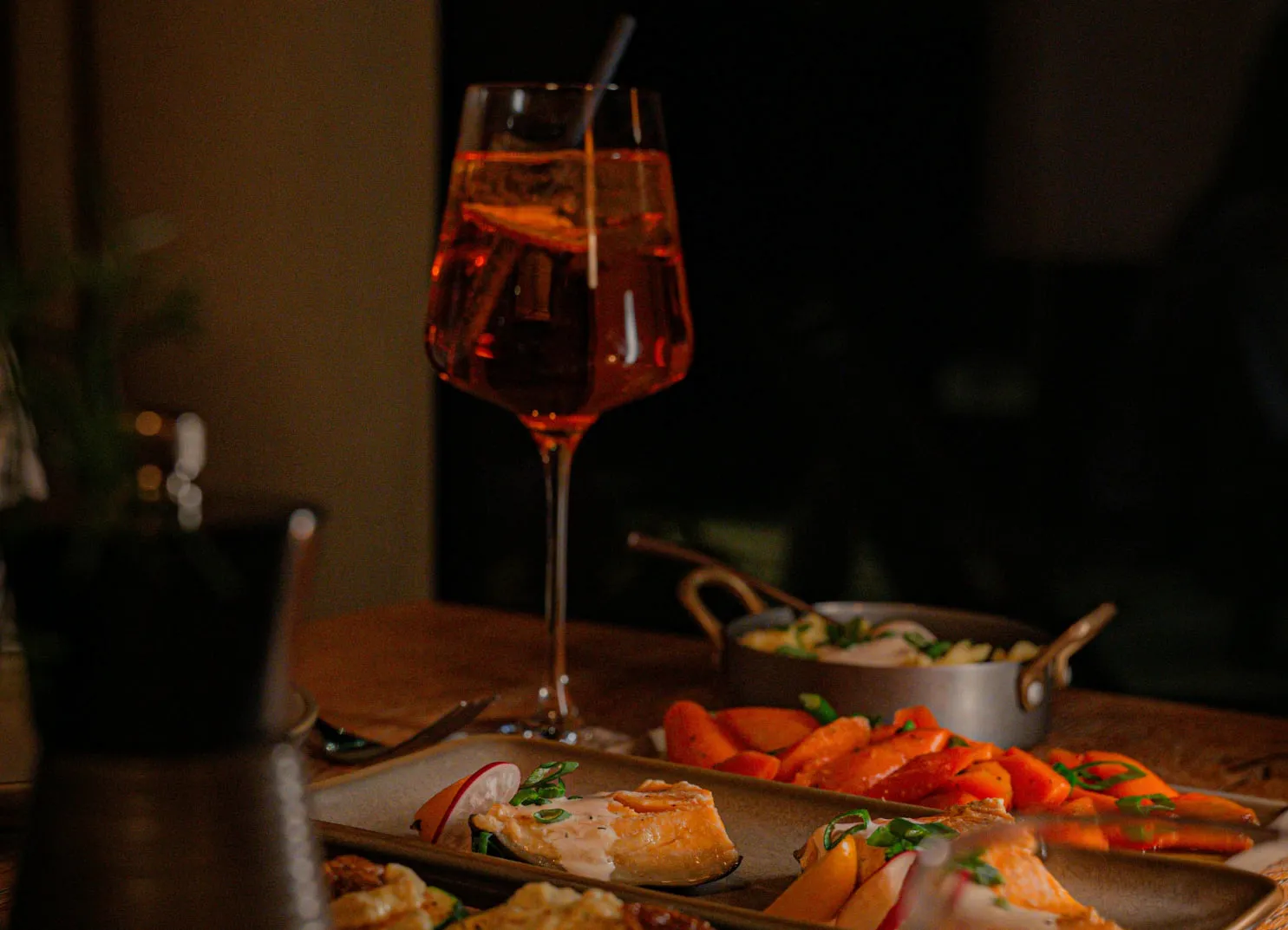 Wein und Dinner