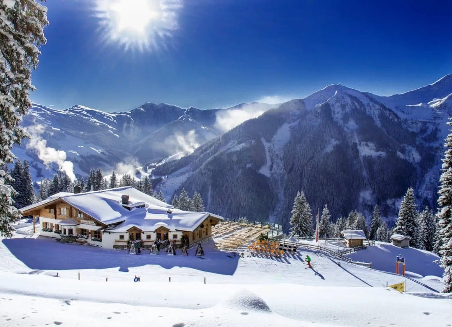 Rosswaldhütte im Winter