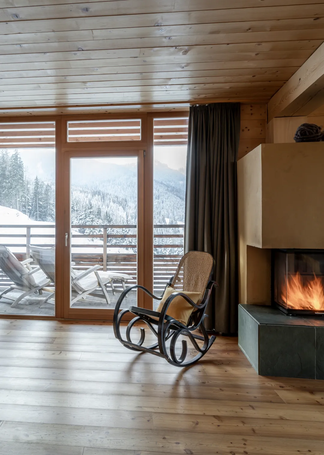 Zimmer im Winter